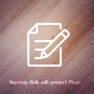 תמונה של nopCommerce Bulk edit Product