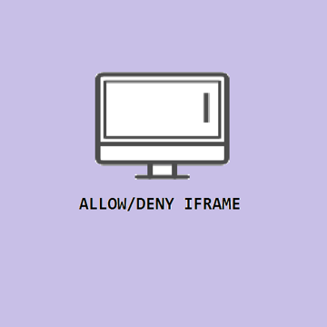 תמונה של ALLOW/DENY IFRAME
